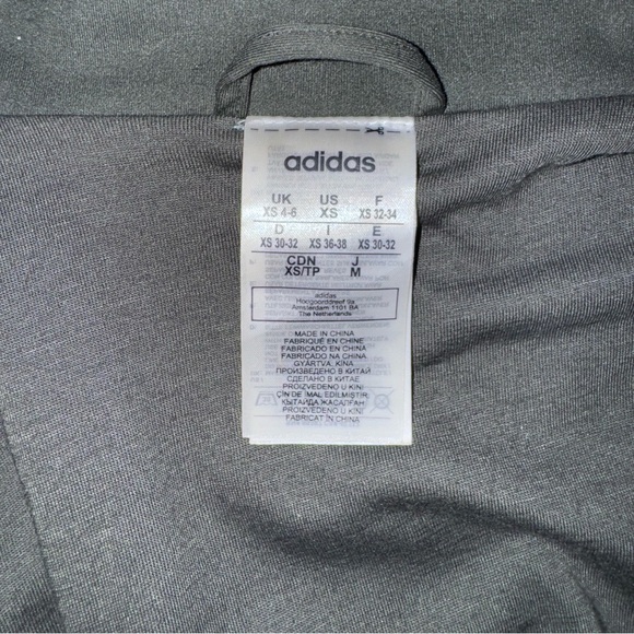 Adidas x Zoe Saldana Legacy Olive Green Track Jacket Womens XS, Minimalist Style - Picture 9 of 11